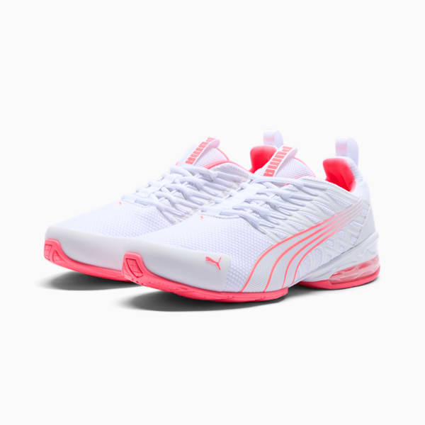 Chaussures de course à pied large Voltaic Evo Femme, PUMA White-Sunset Glow, extralarge