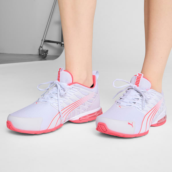Chaussures de course à pied large Voltaic Evo Femme, PUMA White-Sunset Glow, extralarge