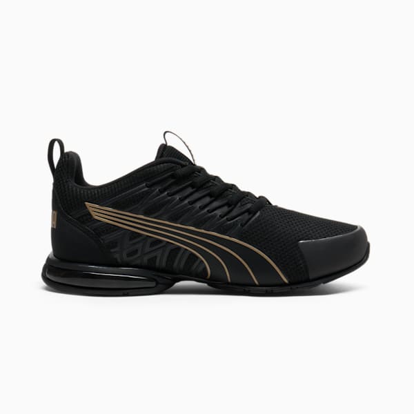 Voltaic Evo Women's Wide Training Shoes, PUMA Black-PUMA Gold, extralarge
