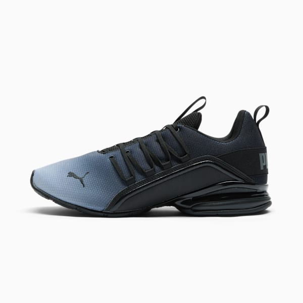 Tenis para correr Axelion Fade 2 para hombre, Cool Mid Gray-PUMA Black, extralarge