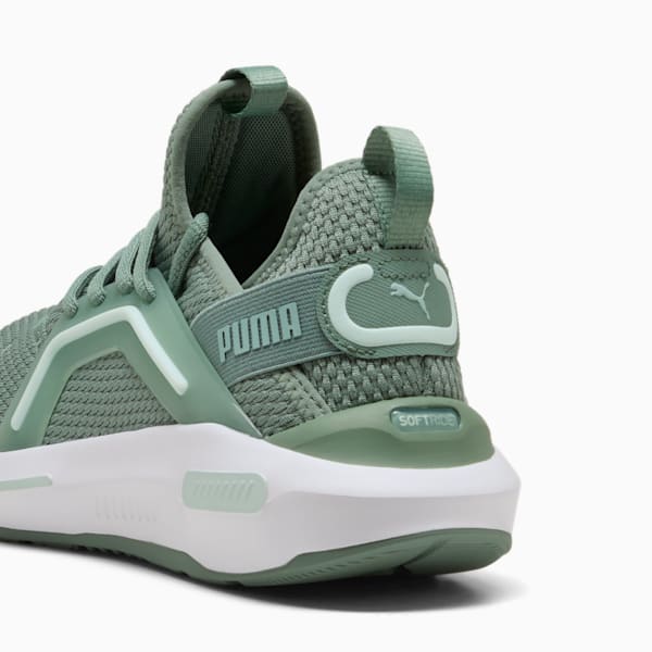 Tenis mujer running Softride Enzo Evo, Green Moon-Peaceful Blue-PUMA White, extralarge