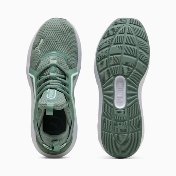 Tenis mujer running Softride Enzo Evo, Green Moon-Peaceful Blue-PUMA White, extralarge