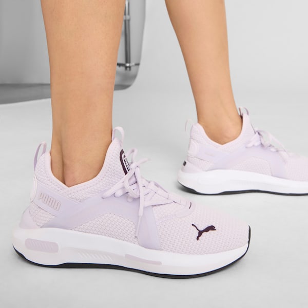 Tenis mujer running Softride Enzo Evo, Lilac Frost-Midnight Plum-PUMA Black, extralarge