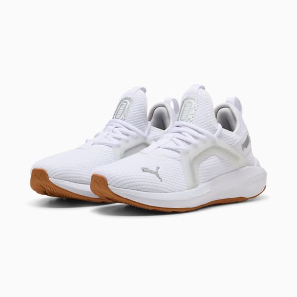 Softride Enzo 5 Women's Running Shoes, PUMA White-PUMA Silver-PUMA Black, extralarge