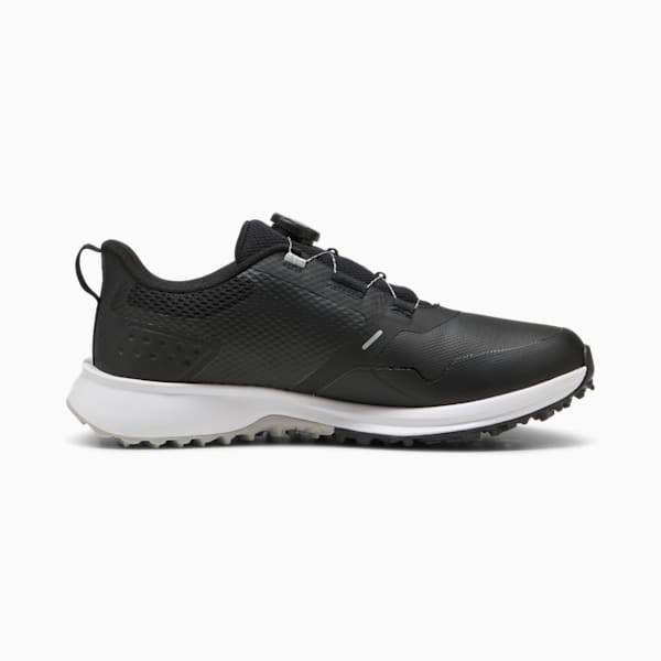 メンズ ゴルフ フュージョン グリップ 6 ディスク スパイク シューズ, PUMA Black-Ash Gray, extralarge-JPN