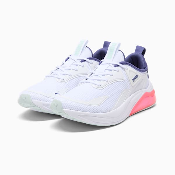 Cell Thrill Women's Running Shoes, PUMA White-Blue Crystal, extralarge