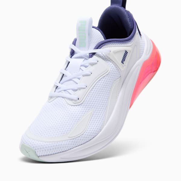 Cell Thrill Women's Running Shoes, PUMA White-Blue Crystal, extralarge