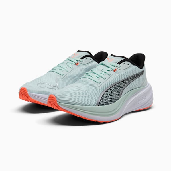 Darter Pro Women's Running Shoes, Peaceful Blue-PUMA Black-Glowing Red, extralarge