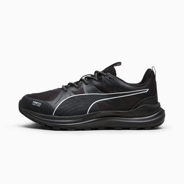 Zapatos para correr para mujer Reflect Lite Trail PTX, PUMA Black-PUMA Silver-Cool Dark Gray, extralarge