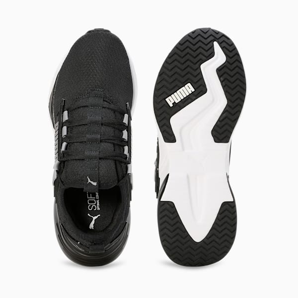 Retaliate 3 Women's Running Shoes, PUMA Black-Matte Silver, extralarge-IND