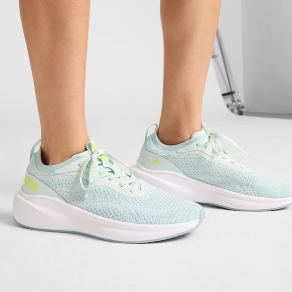Zapatos para correr para mujer Skyrocket Lite, Peaceful Blue-Lemon Sherbert, extralarge
