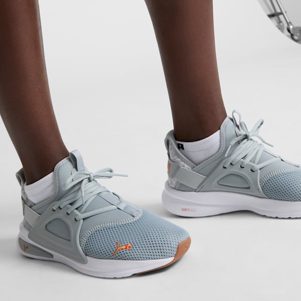 Tenis para correr para hombre Softride Enzo Evo RP Wide, Cool Mid Gray-Maple Syrup, extralarge