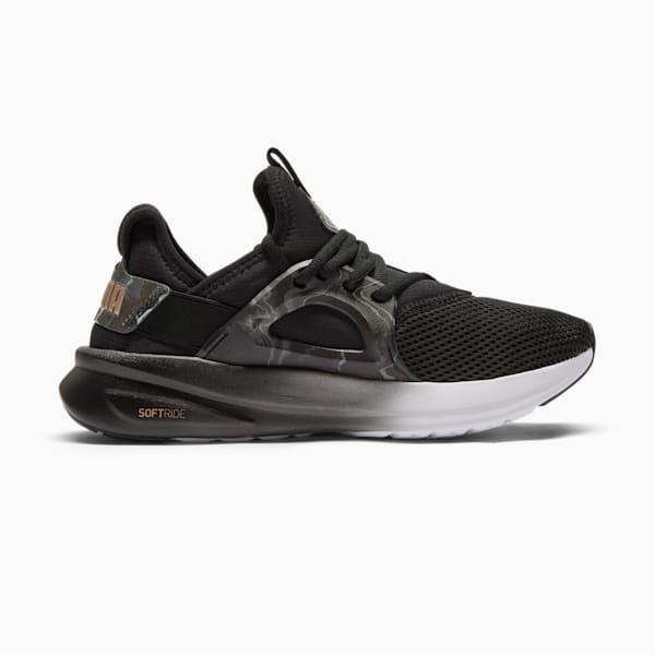 Sneakers larges Softride Enzo Evo Geode Glow Femme, PUMA Black-PUMA Gold, extralarge