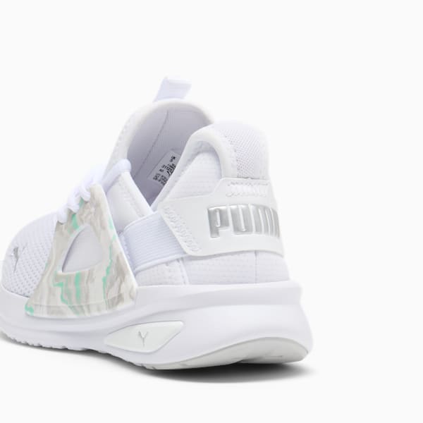 Softride Enzo Evo Geode Glow Women's Wide Sneakers, PUMA White-PUMA Silver, extralarge