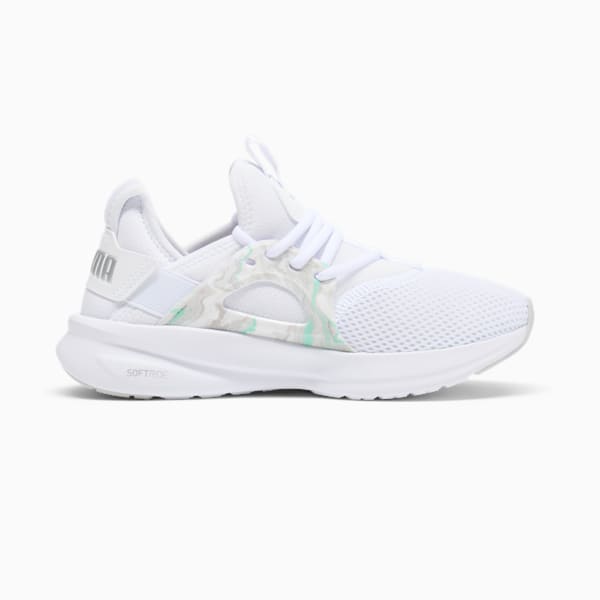 Softride Enzo Evo Geode Glow Women's Wide Sneakers, PUMA White-PUMA Silver, extralarge