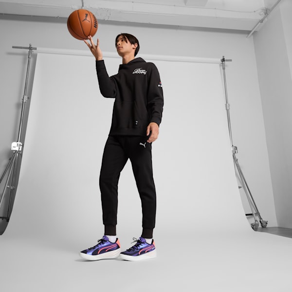 Tenis de basquetbol All-Pro NITRO™ 2 Crowd Craze, Team Violet-PUMA Black-Pink Alert, extralarge