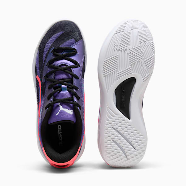 Tenis de basquetbol All-Pro NITRO™ 2 Crowd Craze, Team Violet-PUMA Black-Pink Alert, extralarge