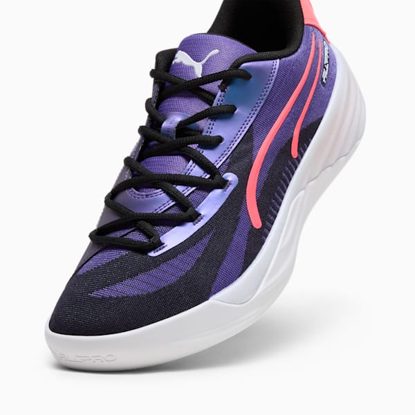 Tenis de basquetbol All-Pro NITRO™ 2 Crowd Craze, Team Violet-PUMA Black-Pink Alert, extralarge