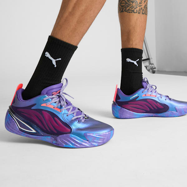All-Pro NITRO™ Elite Men's Basketball Shoes, Team Violet-PUMA Black, extralarge