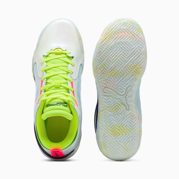 All-Pro NITRO™ Elite Men's Basketball Shoes, Light Aqua-Yellow Alert, extralarge