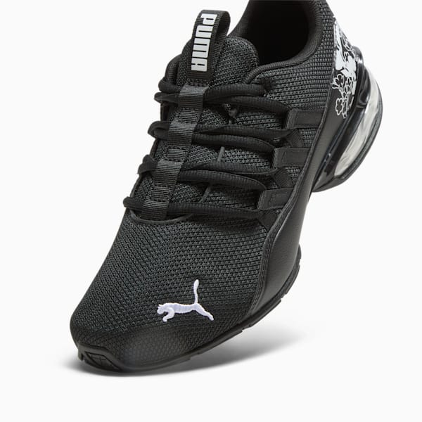 Chaussures de course à pied Riaze Prowl Floral Femme, PUMA Black-PUMA White, extralarge