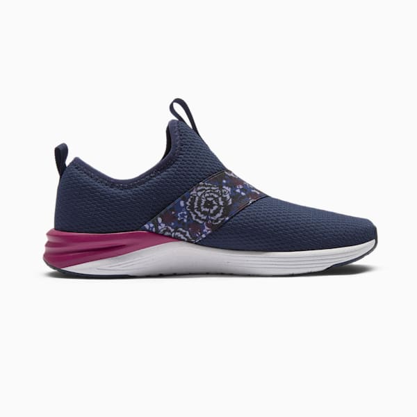 Better Foam Prowl Winter Bloom Slip-On Women's Running Shoes, PUMA Navy-Magenta, extralarge