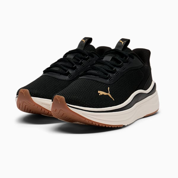 Tenis de running para mujer para correr Stakd Evo Lite, PUMA Black-Sugared Almond, extralarge
