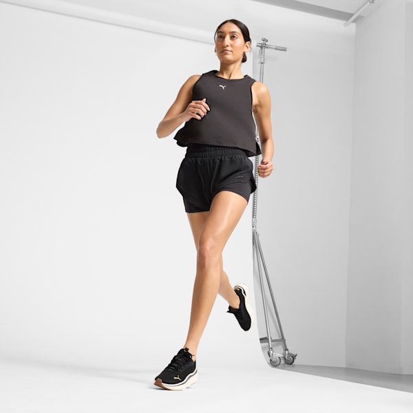 Tenis de running para mujer para correr Stakd Evo Lite, PUMA Black-Sugared Almond, extralarge