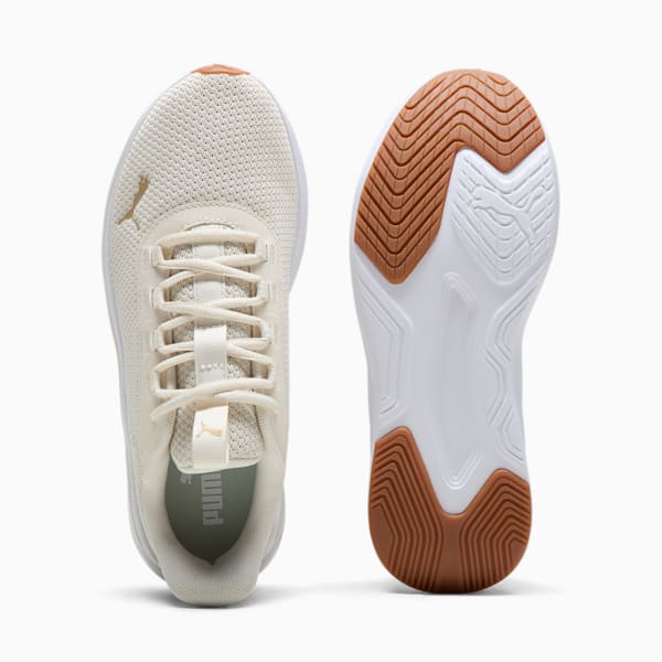 Stakd Evo Lite Women's Running Shoes, Alpine Snow-PUMA Gold-PUMA White, extralarge