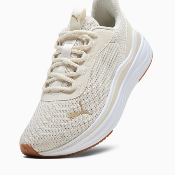 Stakd Evo Lite Women's Running Shoes, Alpine Snow-PUMA Gold-PUMA White, extralarge