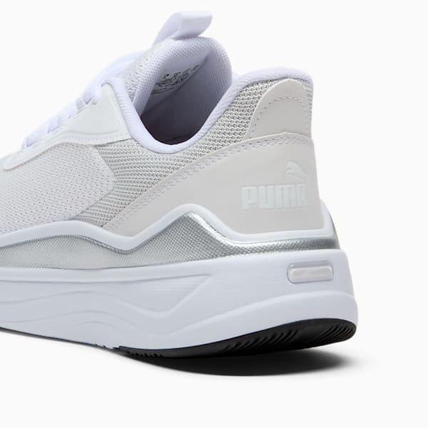 Tenis de running para mujer para correr Stakd Evo Lite, PUMA White-Feather Gray-PUMA Silver, extralarge