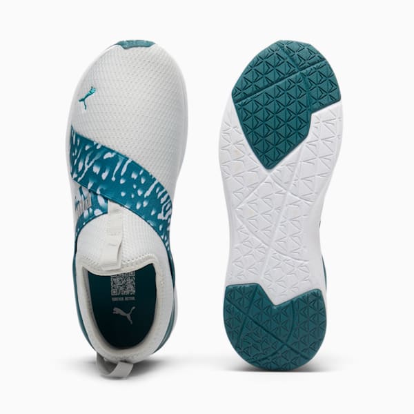 Zapatos de entrenamiento para mujer sin agujetas Better Foam Prowl, Cool Light Gray-Cold Green, extralarge