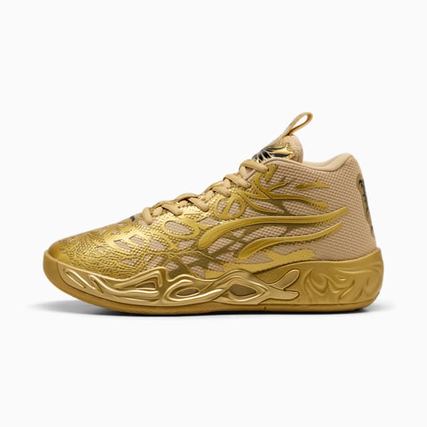 Tenis de básquet MB.04 Golden Child, PUMA Gold-Matte Puma Gold-PUMA Black, extralarge