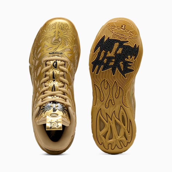 Tenis de básquet MB.04 Golden Child, PUMA Gold-Matte Puma Gold-PUMA Black, extralarge