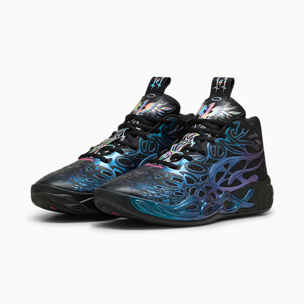 Tenis básquet MB.04 Reflections unisex, PUMA Black-Ravish, extralarge