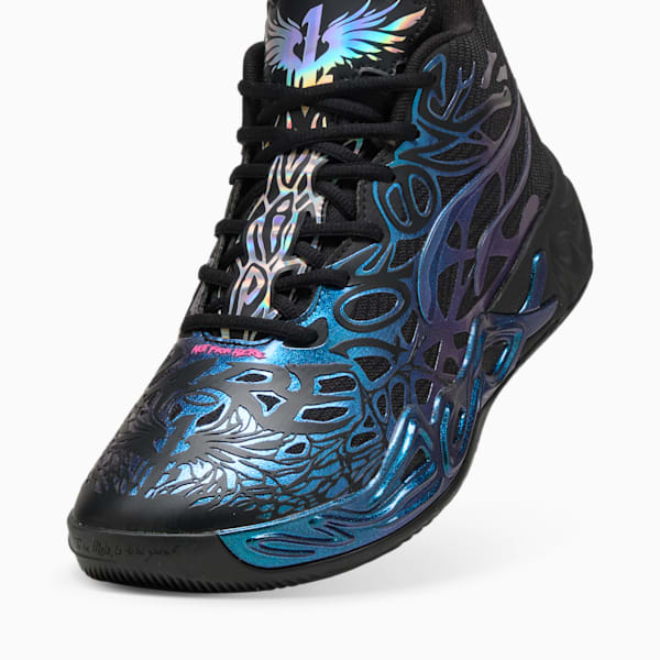 Tenis básquet MB.04 Reflections unisex, PUMA Black-Ravish, extralarge