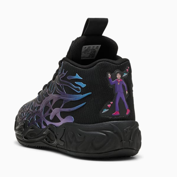 MB.04 Reflections Basketball Shoes Big Kids, PUMA Black-Ravish, extralarge