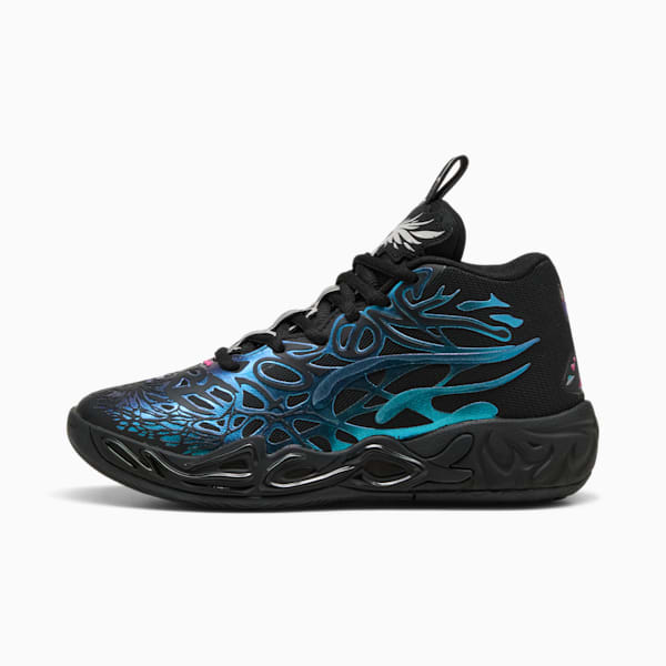 MB.04 Reflections Basketball Shoes Big Kids, PUMA Black-Ravish, extralarge