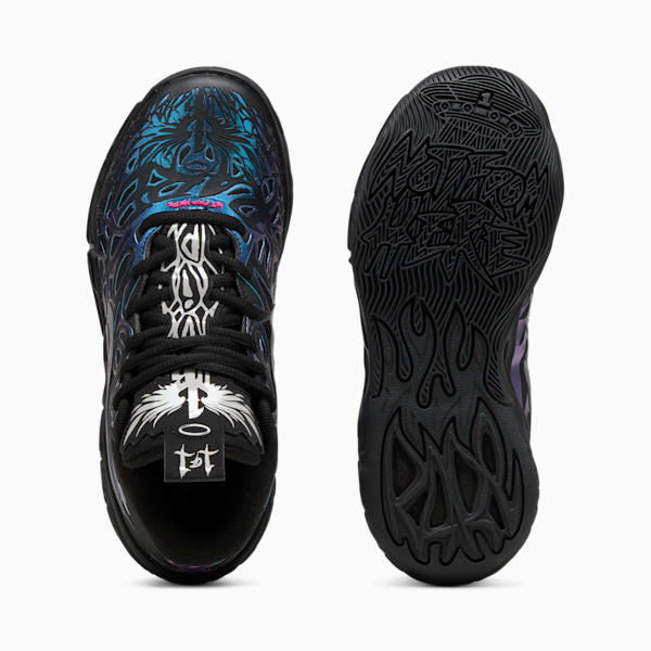 MB.04 Reflections Basketball Shoes Big Kids, PUMA Black-Ravish, extralarge