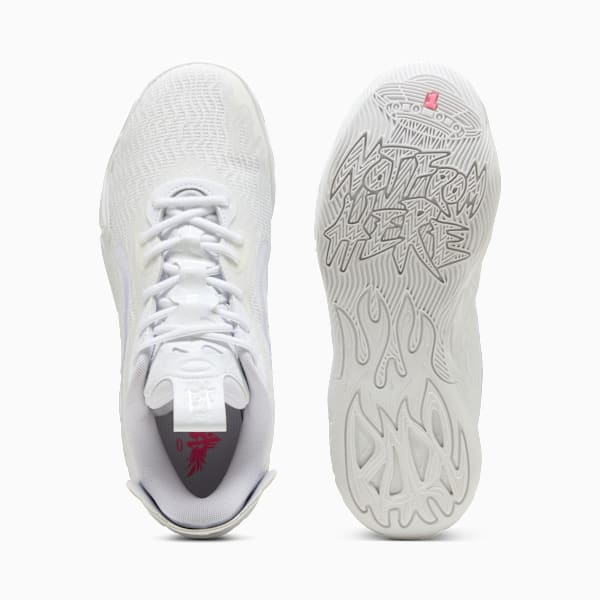 Tenis de básquet MB.04 Lo Ice White, PUMA White-Sun Struck, extralarge