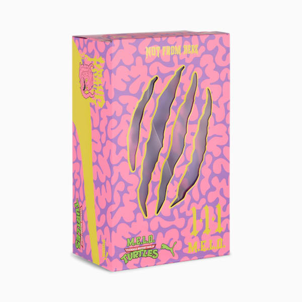 PUMA x LAMELO BALL x TMNT MB.03 Lo Krang Men's Basketball Shoes, Ultra Violet-Fast Pink-Speed Yellow, extralarge
