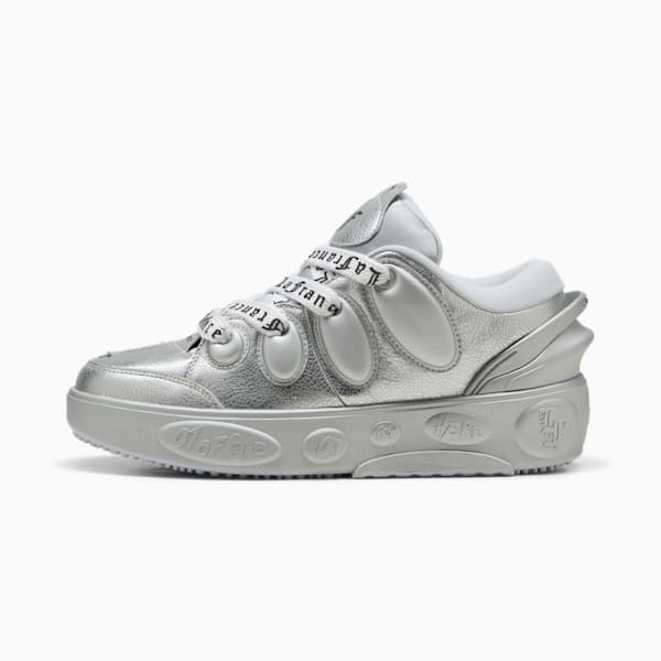 Tenis PUMA HOOPS x LAFRANCÉ Chrome, Silver Mist-Puma Silver-PUMA Black, extralarge