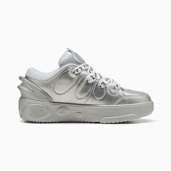 Tenis PUMA HOOPS x LAFRANCÉ Chrome, Silver Mist-Puma Silver-PUMA Black, extralarge