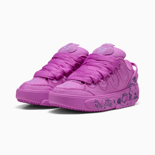 LaFrancé Butterfly Sneakers Big Kids, Pure Magenta-Ultra Violet, extralarge