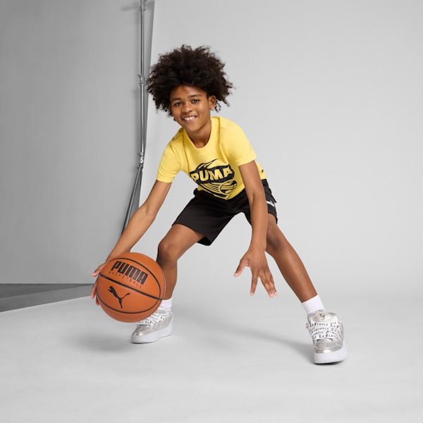 Tenis juvenil LaFrancé Written in Chrome PUMA x LAMELO BALL, Silver Mist-Puma Silver-PUMA Black, extralarge