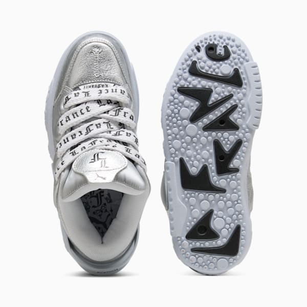 Tenis juvenil LaFrancé Written in Chrome PUMA x LAMELO BALL, Silver Mist-Puma Silver-PUMA Black, extralarge