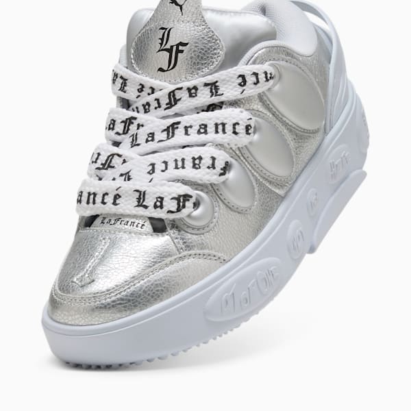 Tenis juvenil LaFrancé Written in Chrome PUMA x LAMELO BALL, Silver Mist-Puma Silver-PUMA Black, extralarge