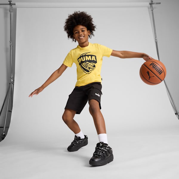 Tenis juvenil negro LaFrancé Written in Chrome PUMA x LAMELO BALL, PUMA Black-Silver Mist-Puma Silver, extralarge
