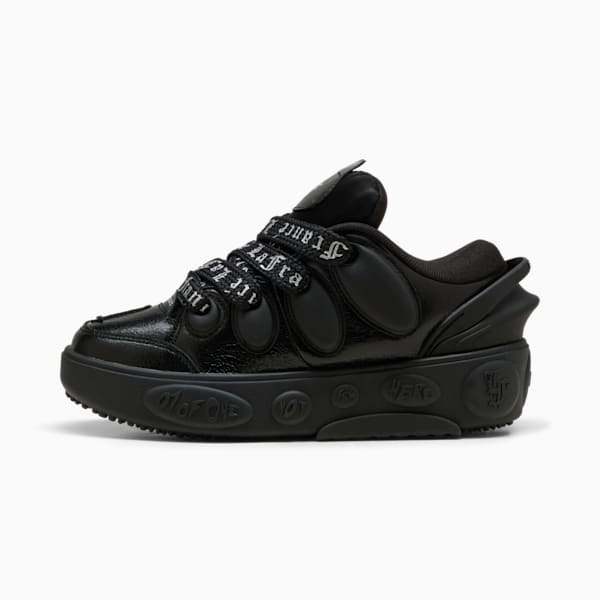Tenis juvenil negro LaFrancé Written in Chrome PUMA x LAMELO BALL, PUMA Black-Silver Mist-Puma Silver, extralarge