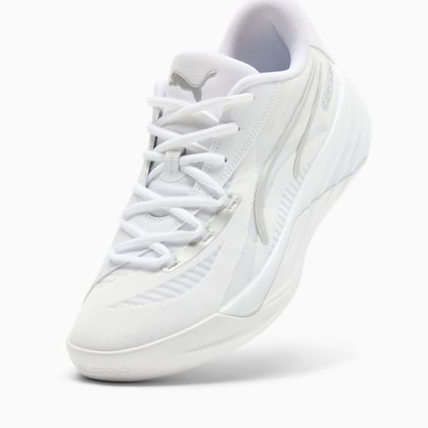 Chaussures de basketball All-Pro NITRO™ Homme, PUMA White-PUMA Silver, extralarge